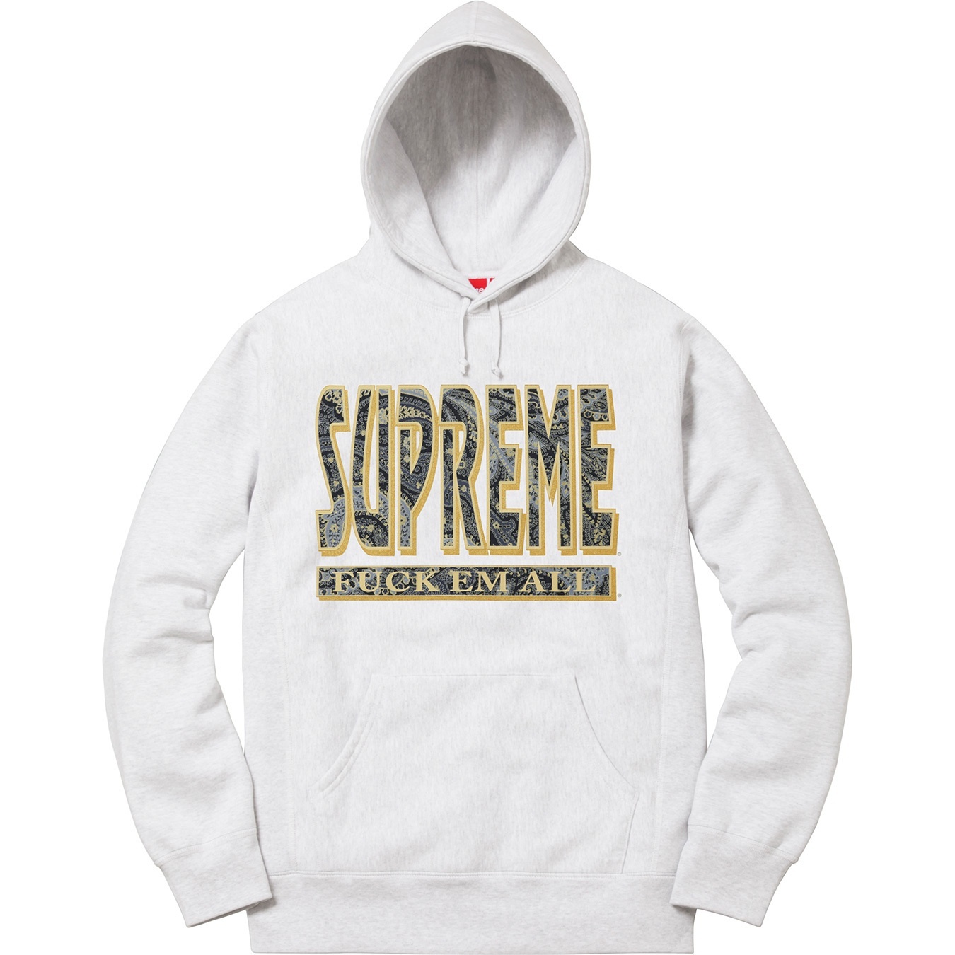 Paisley Fuck Em All Hooded Sweatshirt view 8